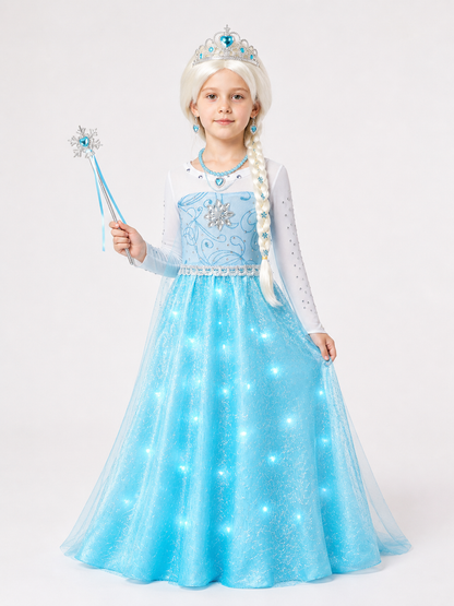Glowing Princess Costume for Halloween Costumes detail