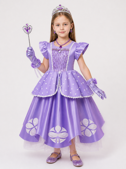 Princess Carnival Costume for Halloween and Cosplay on-model front view