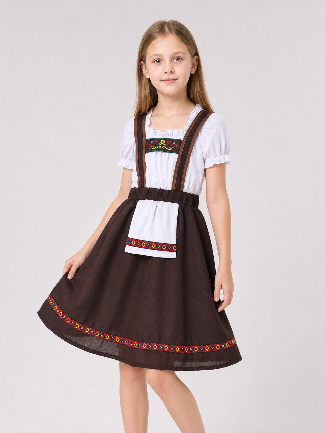 Bavarian Folk-Style Costume Dress