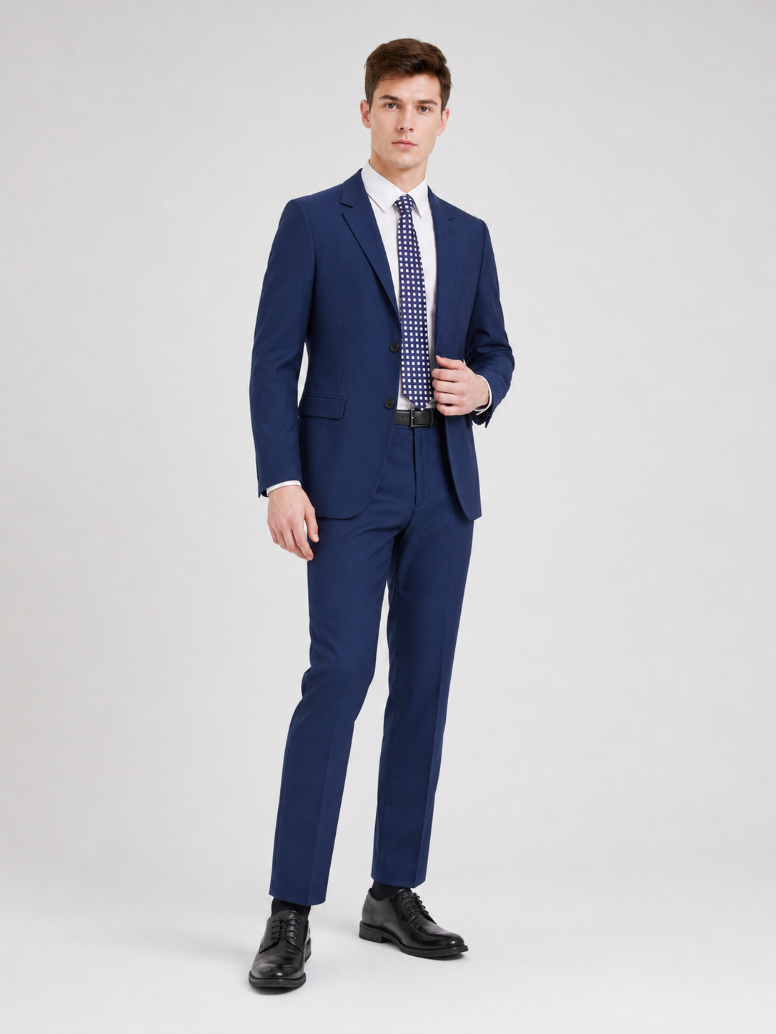 Severance cosplay costume: blue trouser set