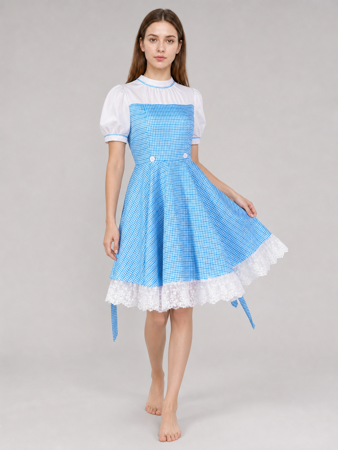 Plaid Dorothy Dress for Cosplay and Stage