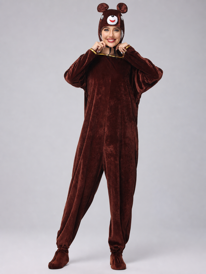 Brown Bear Costume, Jumpsuit