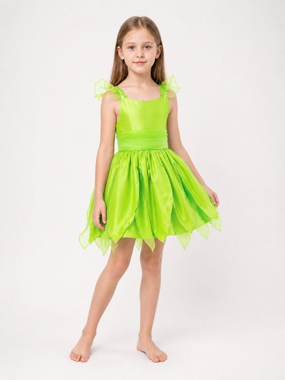Bright Green Carnival Costume for Halloween and Cosplay Costumes detail