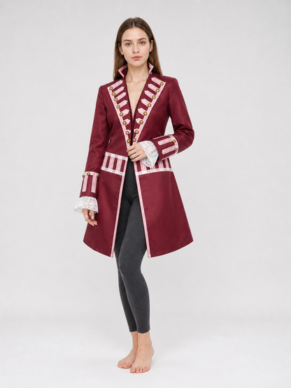 Captain Hook Cosplay Costume, Pirate Jacket