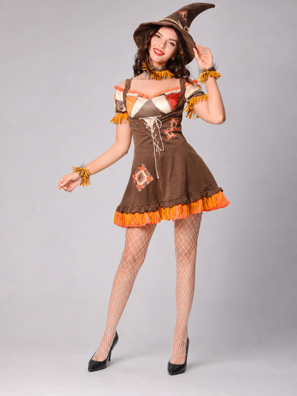 Witch Costume for Cosplay and Stage Performances