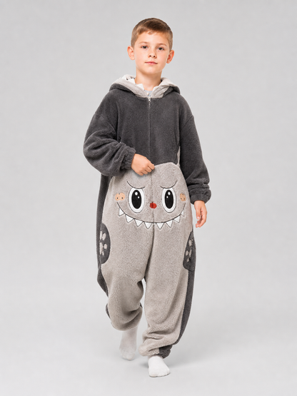 Hooded Carnival Jumpsuit Costume