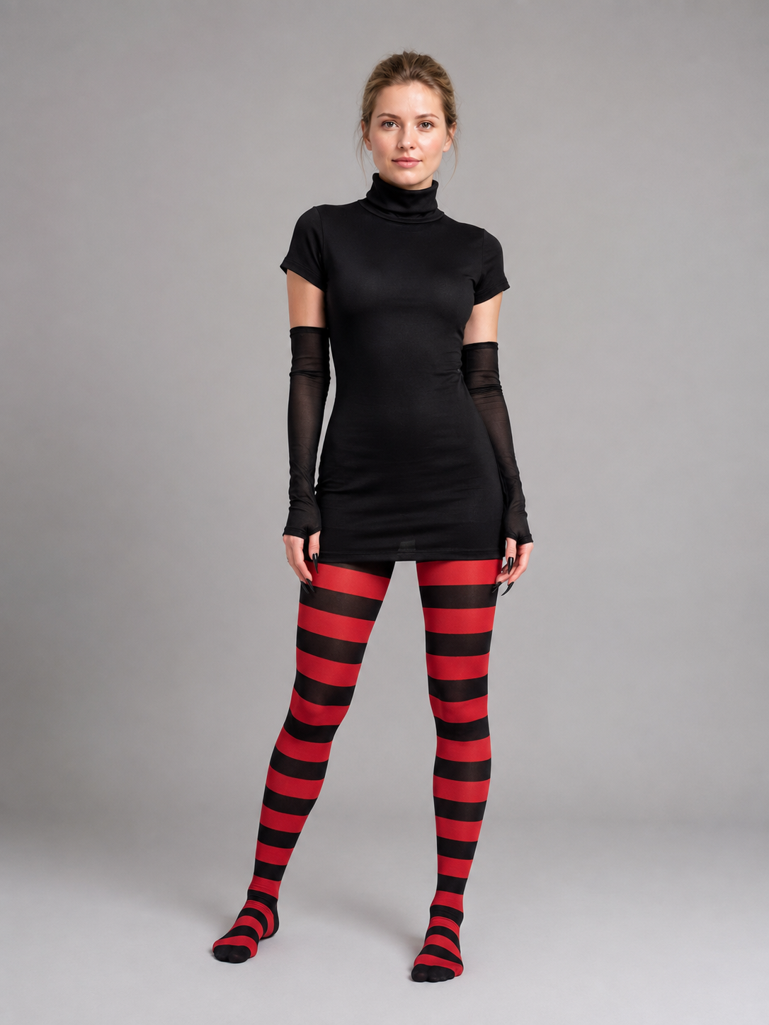 Black and Red Vampire Cosplay Set