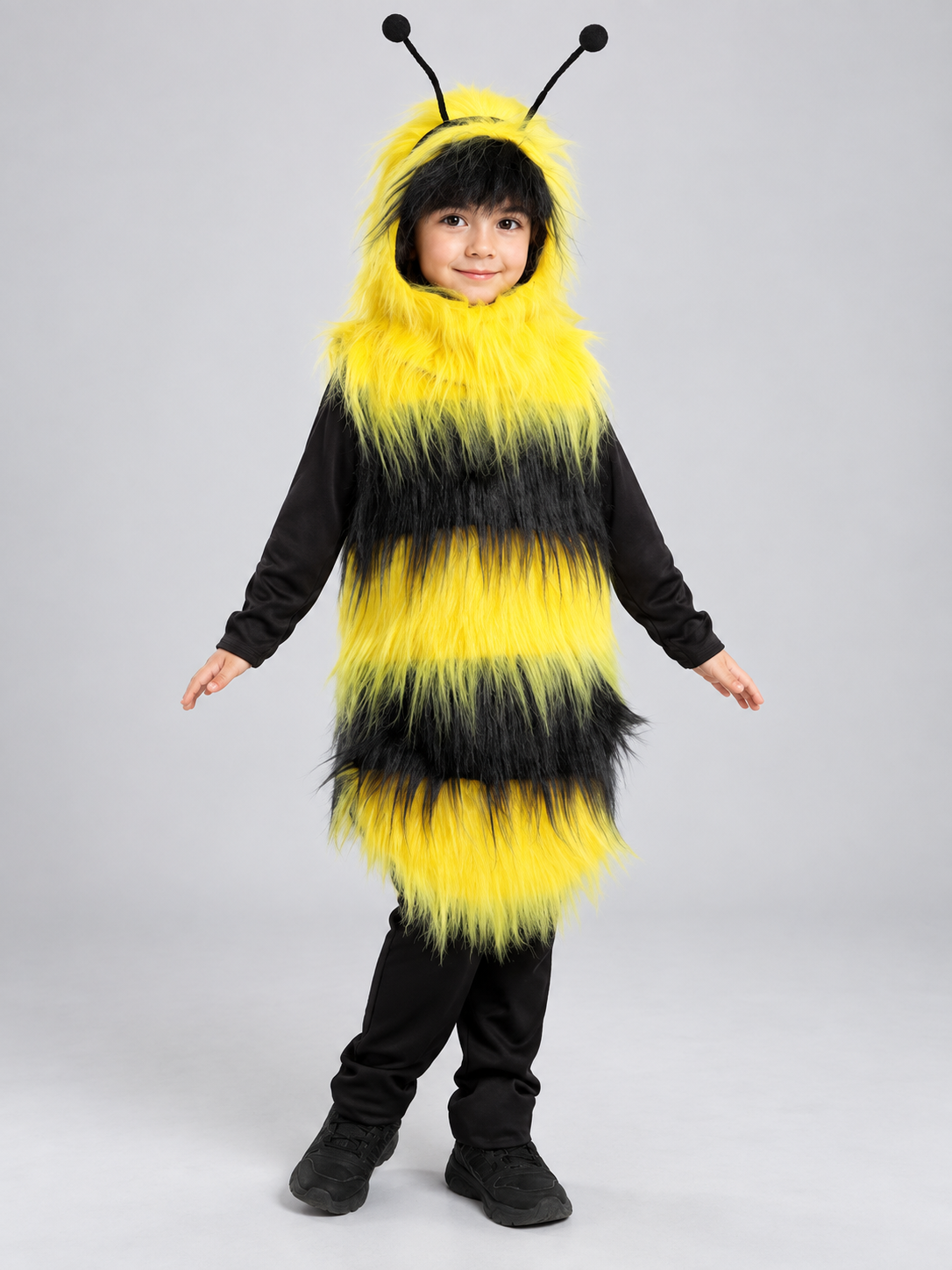 Bee Costume with Antennas, Yellow and Black