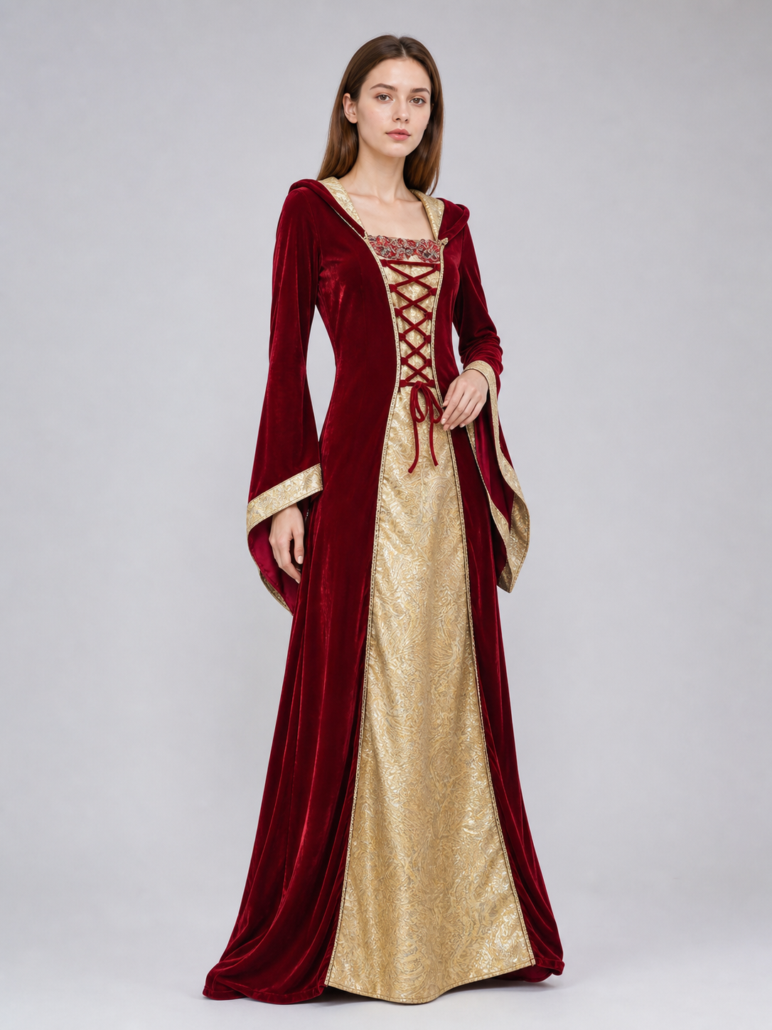 Medieval Hooded Zombie Cosplay Costume