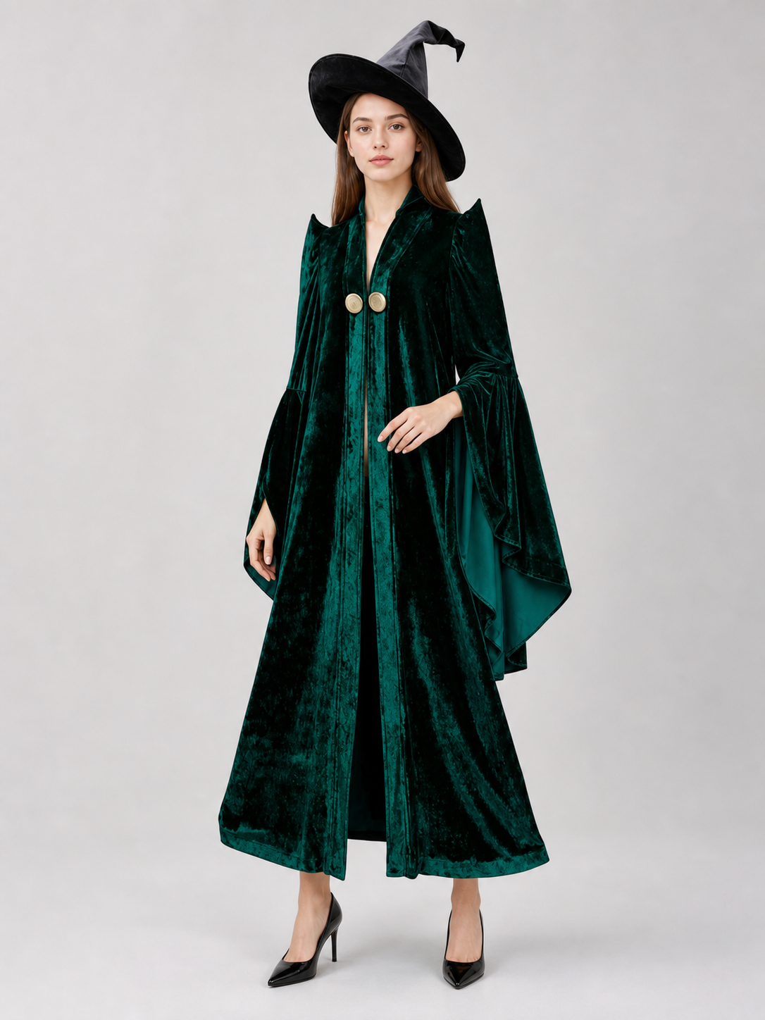 Cosplay Costume: Long Robe and Pointed Hat