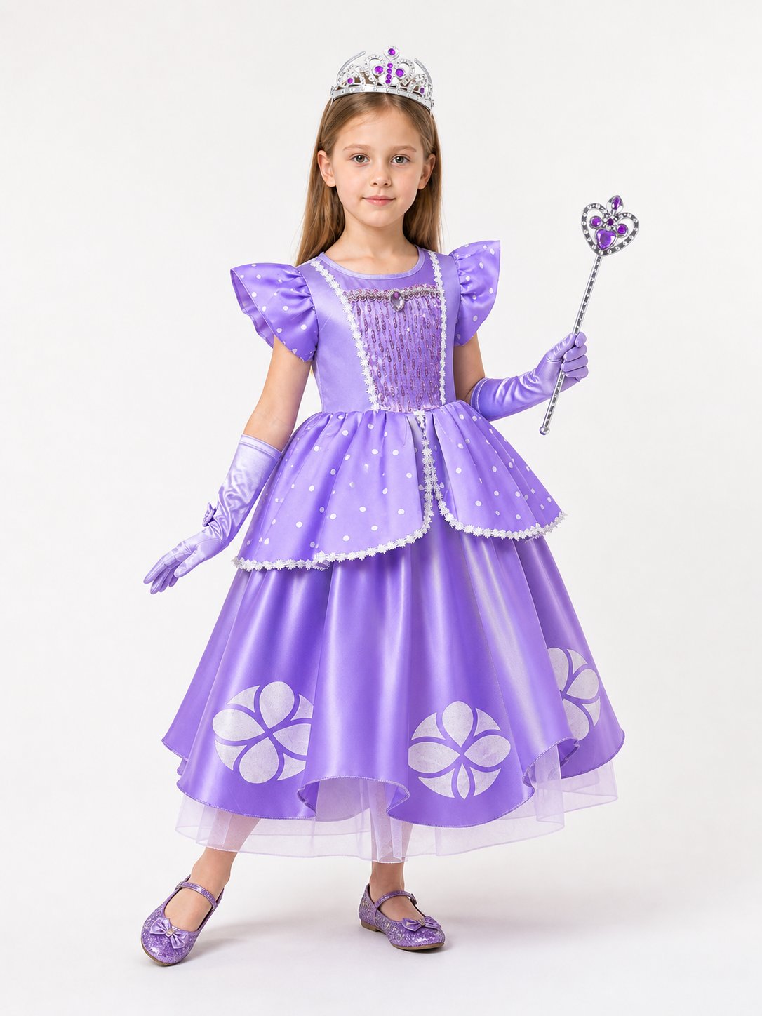 Purple Princess Carnival Costume for Halloween