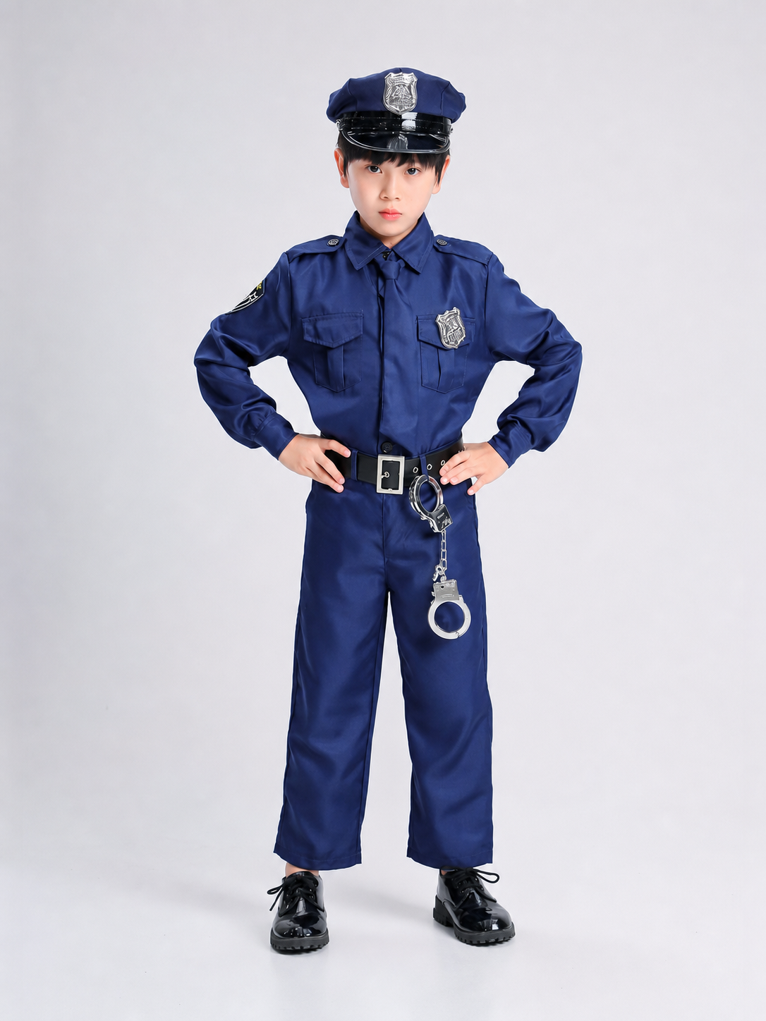 Police Costume with Cap and Accessories