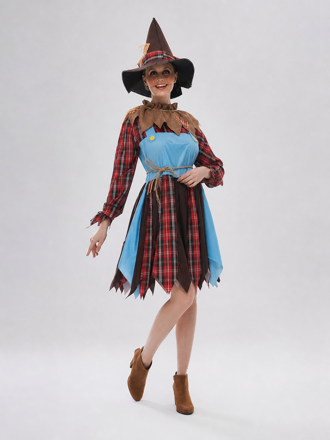 Scarecrow Costume: Dress and Hat Costume Dresses detail