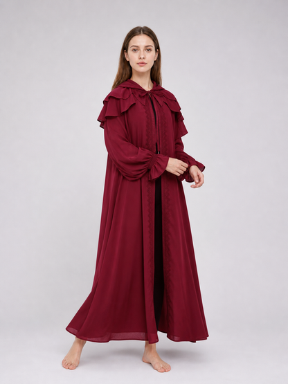 Medieval Hooded Cape for Cosplay