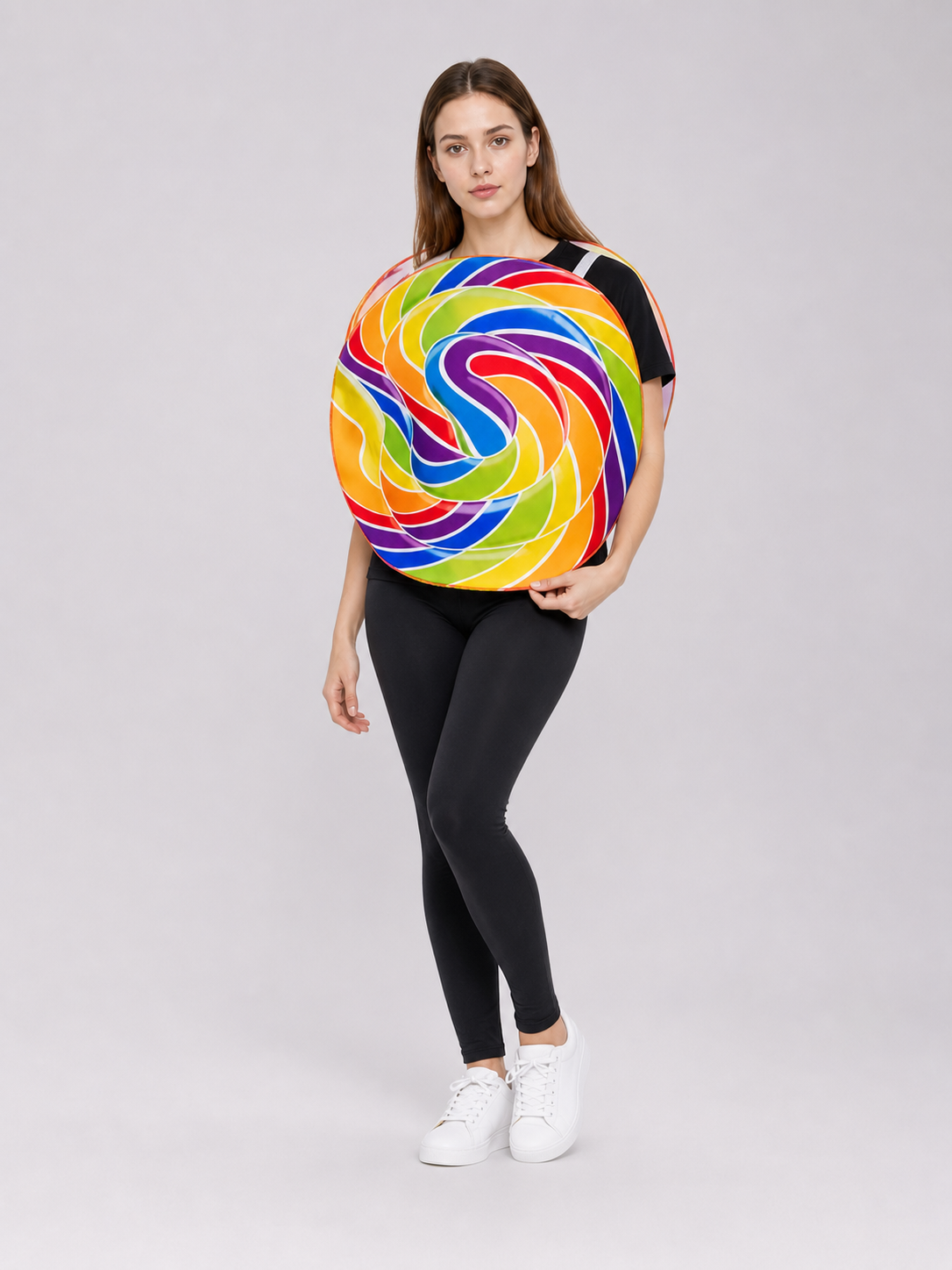 Candy Costume with Rainbow Pattern