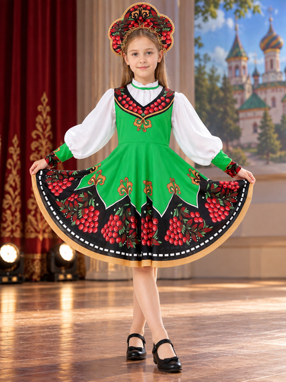 Children’s Stage Costume: Sundress and Kokoshnik product detail
