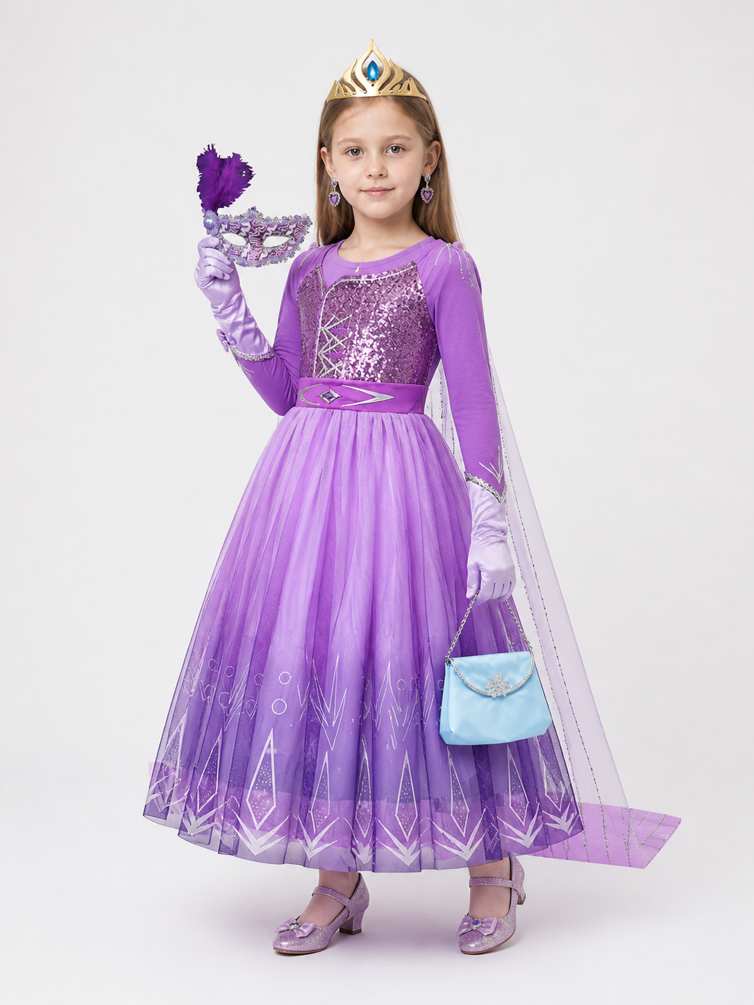Purple Carnival Costume for Halloween and Cosplay