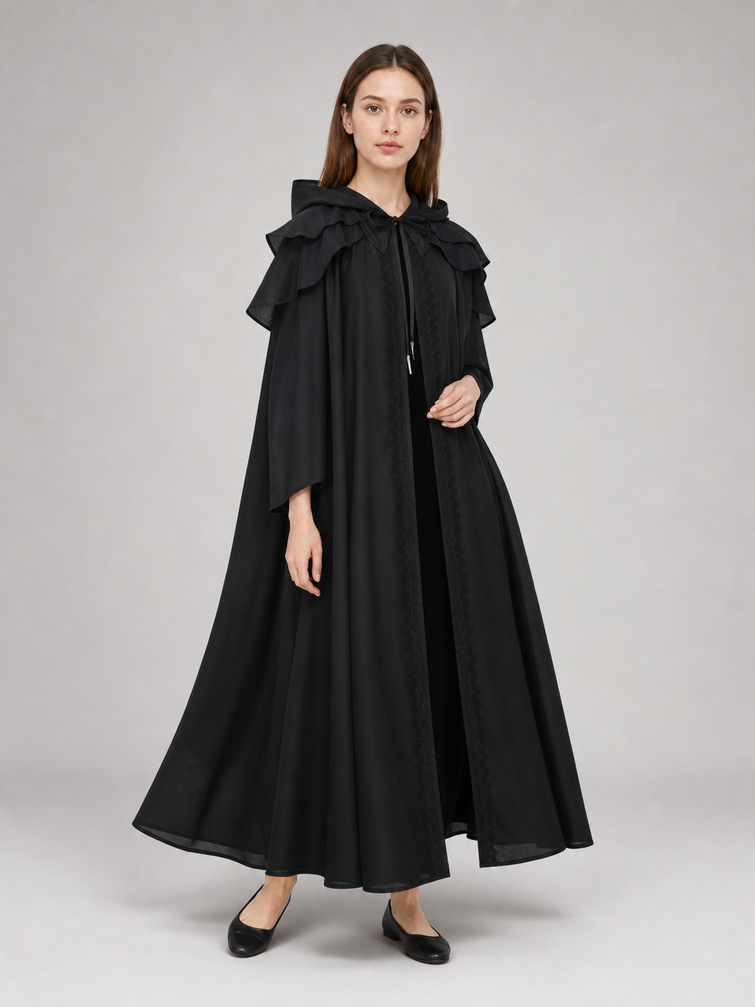 Medieval Hooded Cape for Cosplay