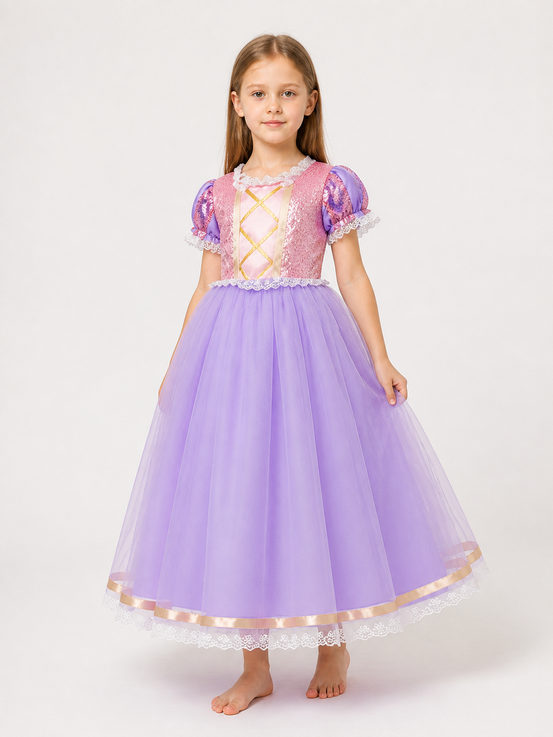 Princess Costume Dress with Sequins and Full Skirt Costume Dresses detail