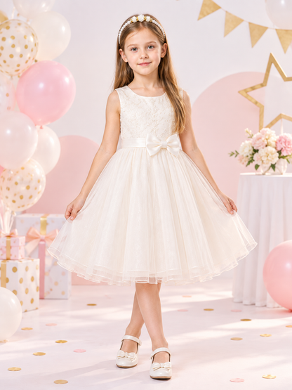White Pearl Braided Kids Hair Headband