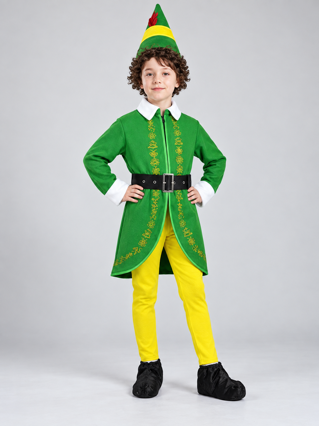 black green_childrens_carnival_costume_set product image 3
