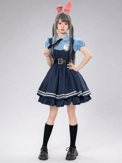 Judy Rabbit Cosplay Costume Dress