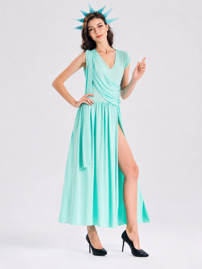 Statue of Liberty-Style Halloween Cosplay Dress