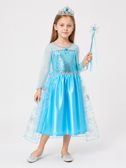 Snow Queen Costume for Halloween and Cosplay Costumes detail