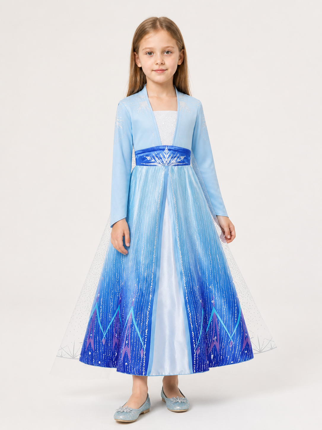 Blue Princess Costume Dress for Halloween Costume Dresses detail