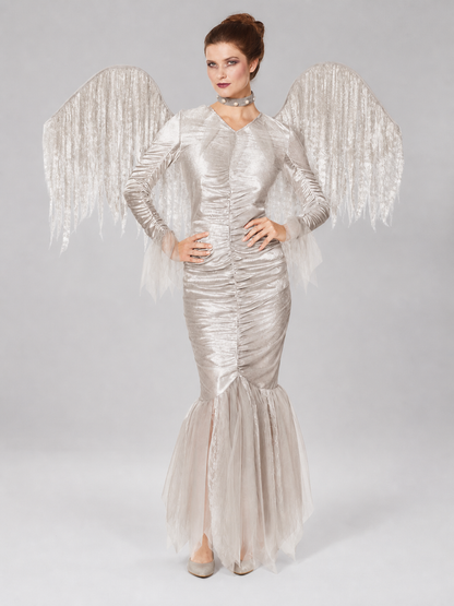 Angel Cosplay Costume with Dress and Wings