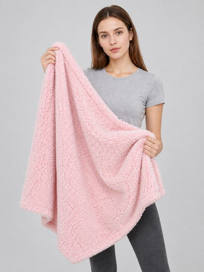 Fluffy Reversible Pet Blanket Wearable Blankets detail