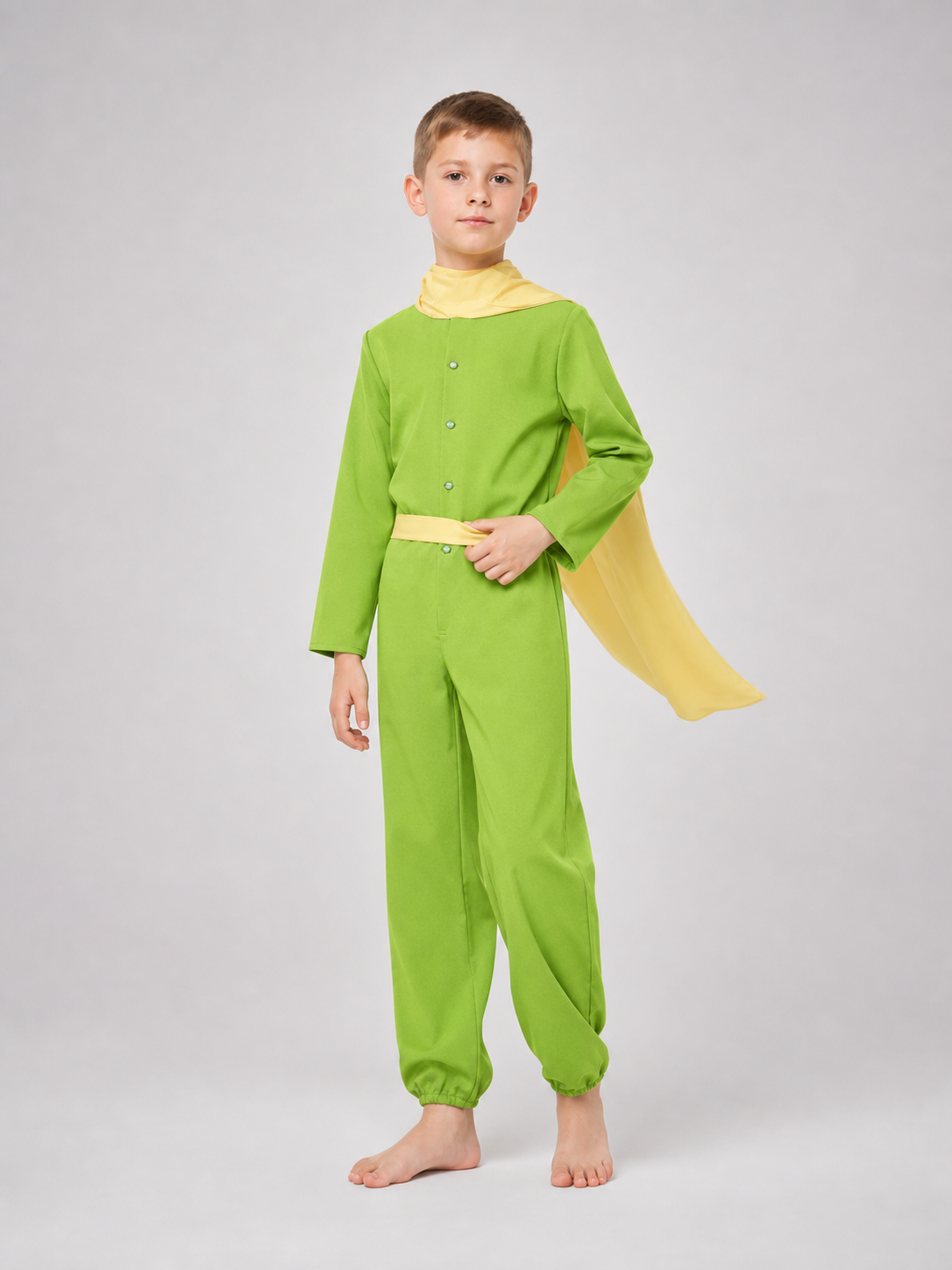 The Little Prince Green Cosplay Costume with Scarf