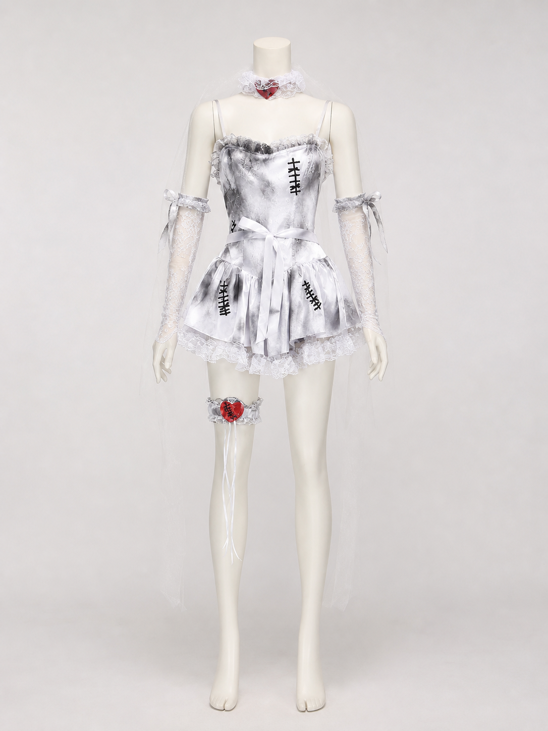 Gothic Lace Halloween Costume Dress