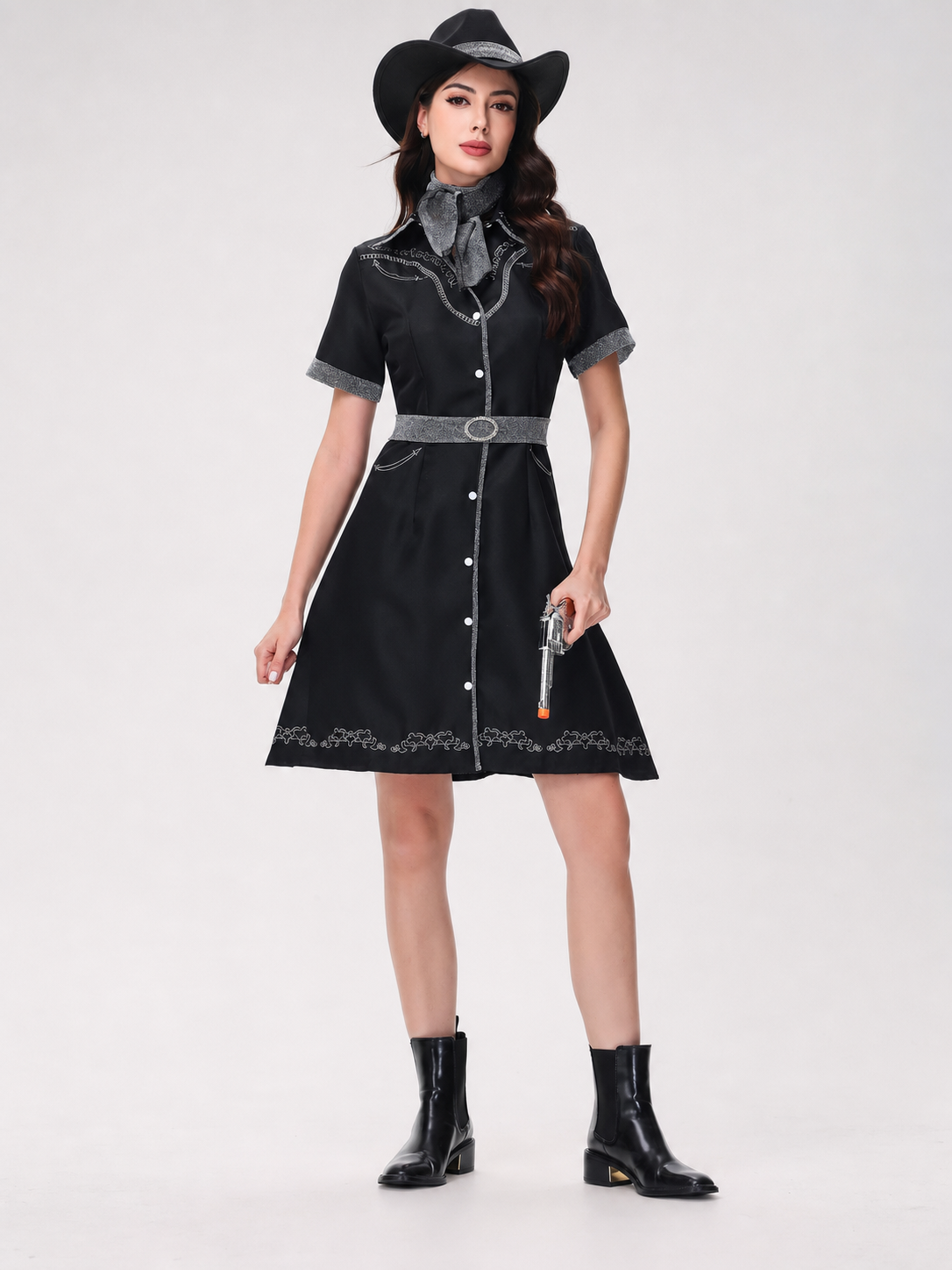 Western-Style Stage Costume for Performances