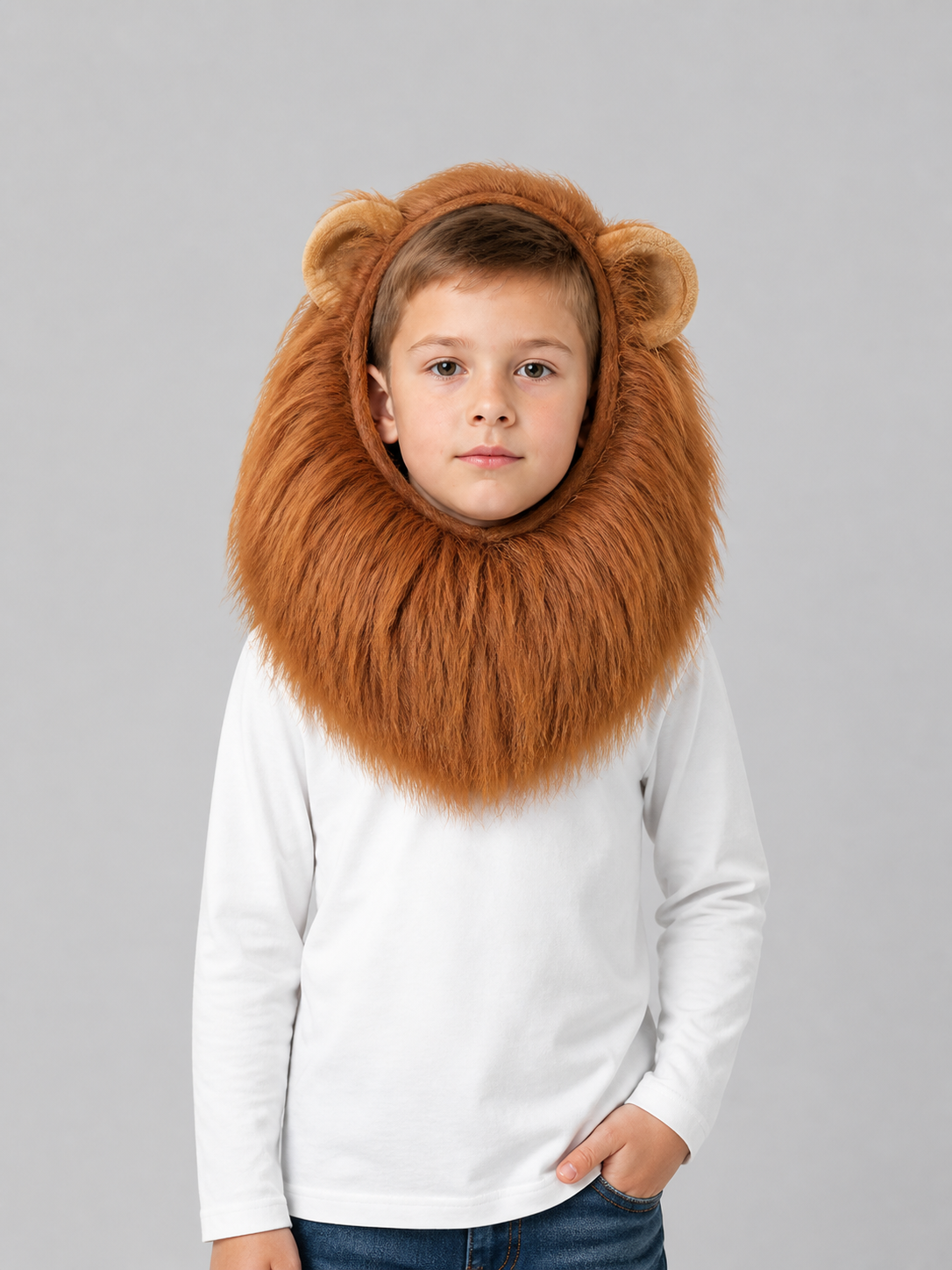 Halloween Lion Carnival Headpiece Costume Headwear detail