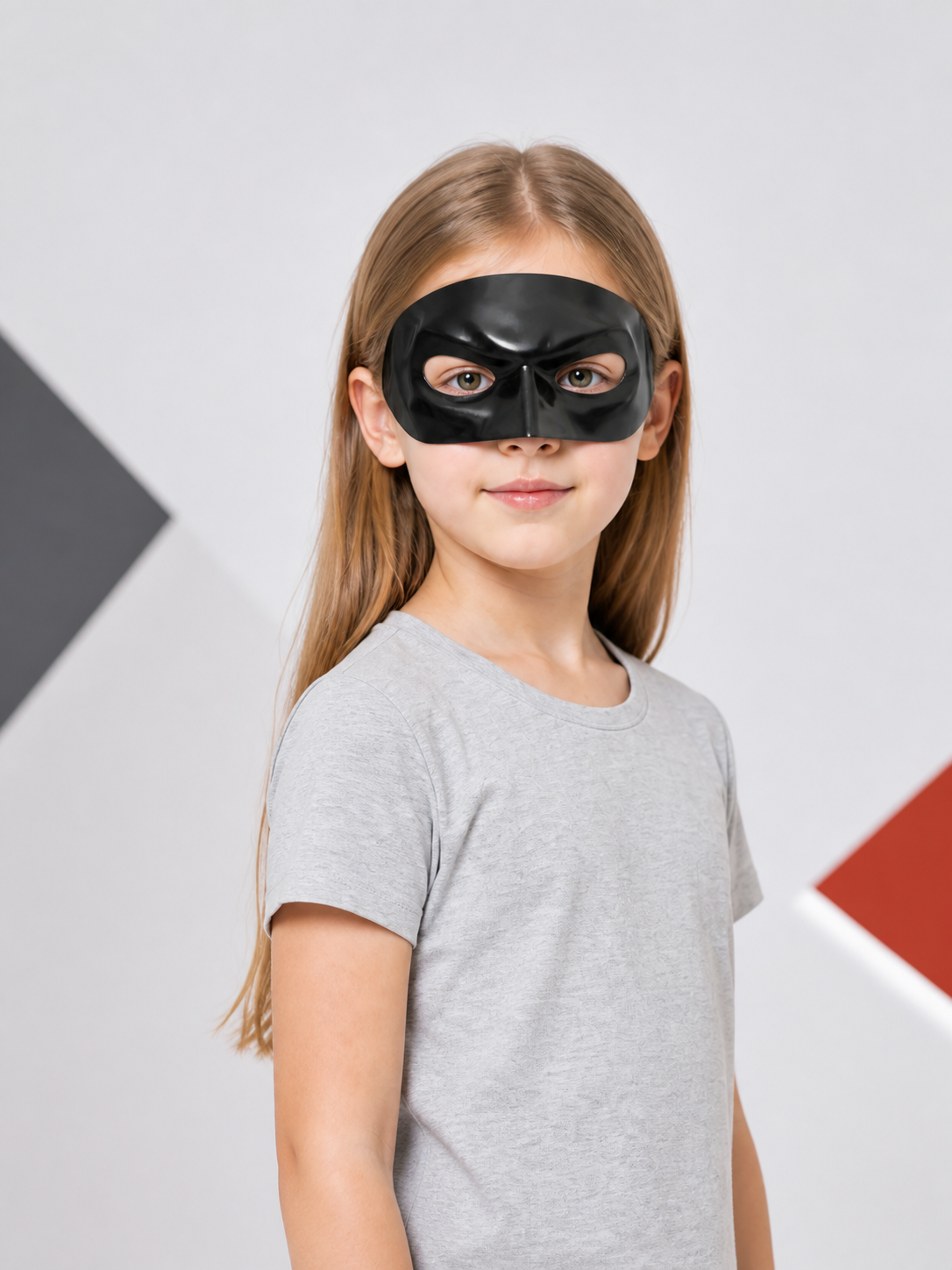 Black Carnival Mask for Halloween and Cosplay Costume Masks detail