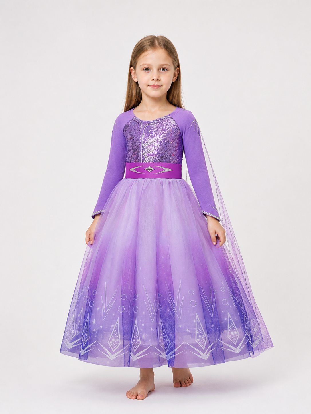 Purple Princess Carnival Costume for Halloween