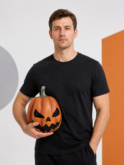 Pumpkin Carnival Mask for Halloween and Cosplay Costume Masks detail