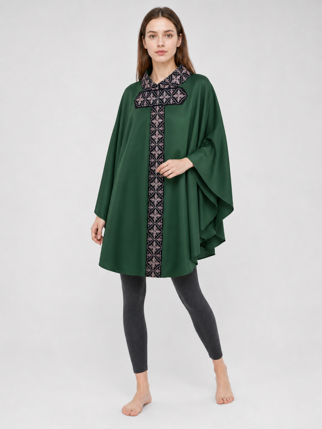 Cosplay Cape with Geometric Pattern