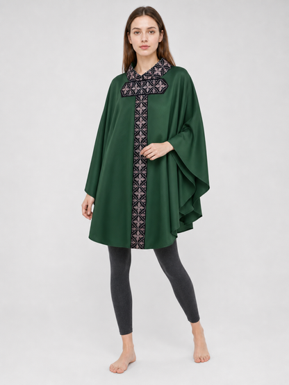 Cosplay Cape with Geometric Pattern