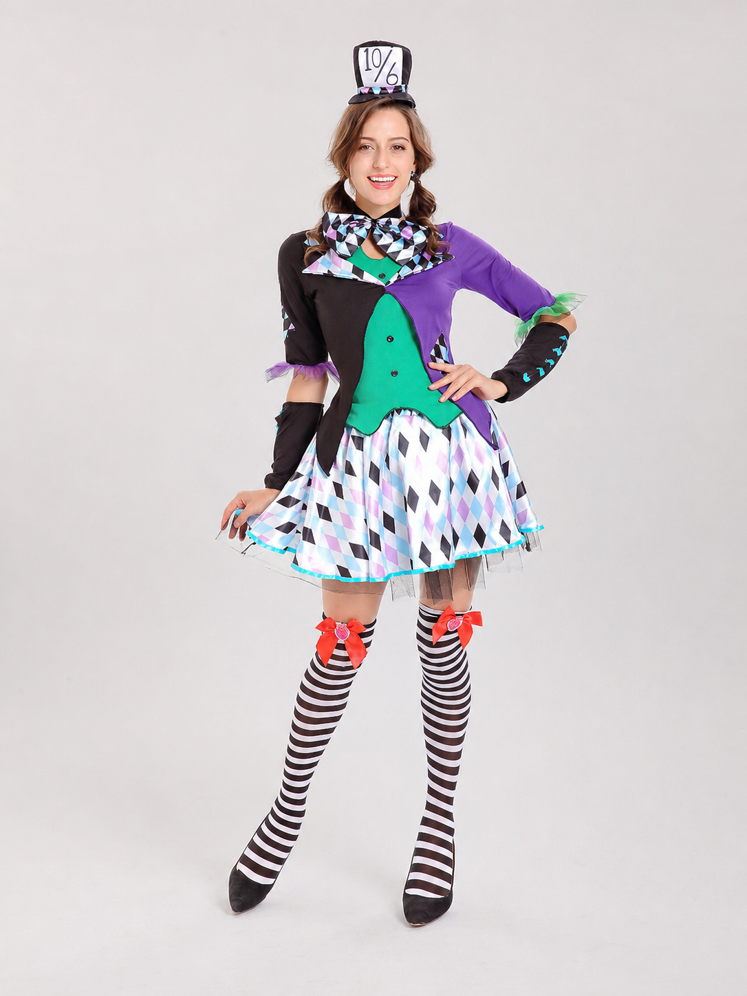 Clown Costume with a Full Skirt