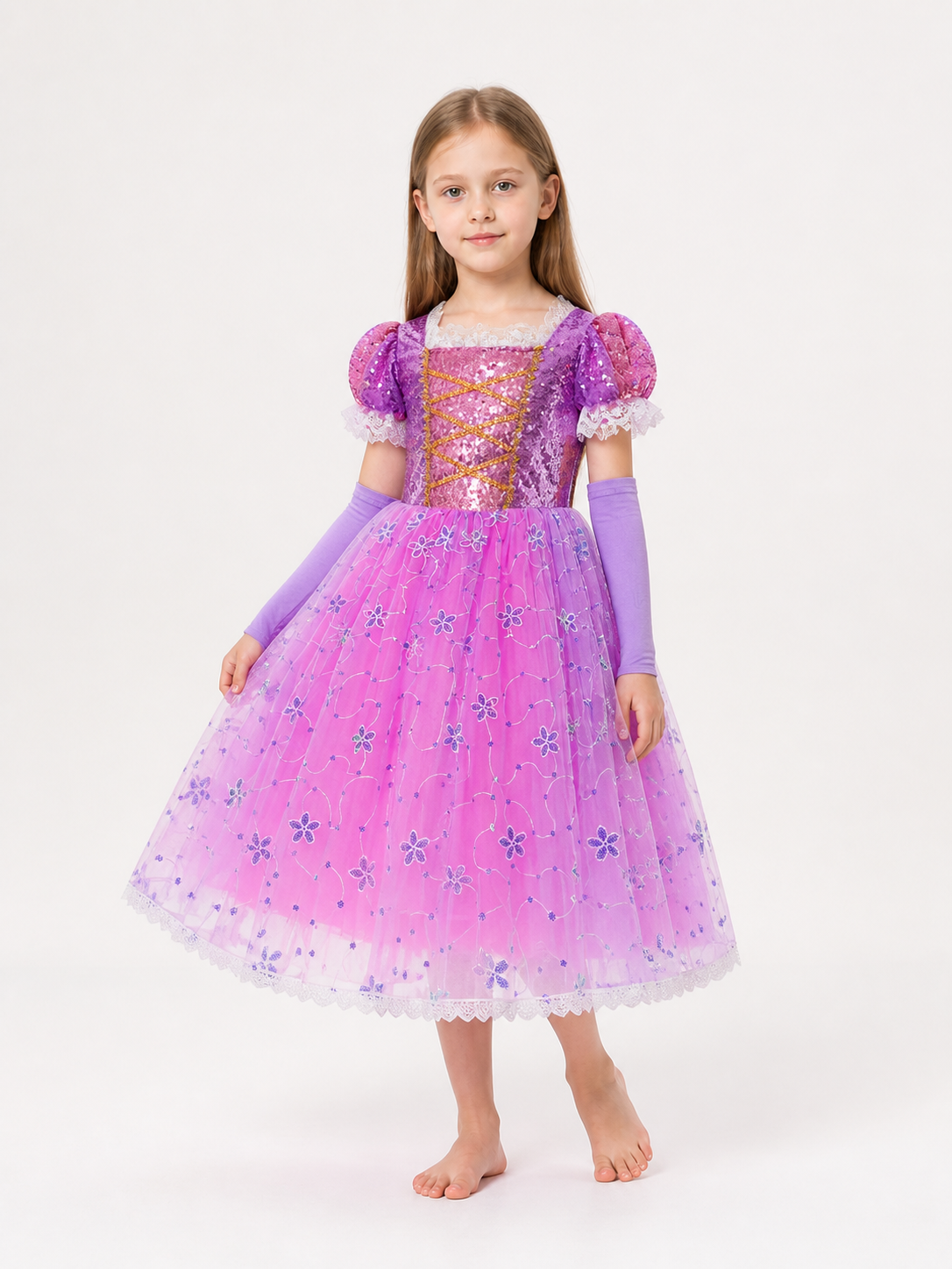 Purple and Pink Princess Halloween Costume