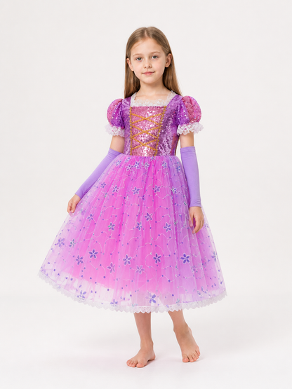 Purple and Pink Princess Halloween Costume