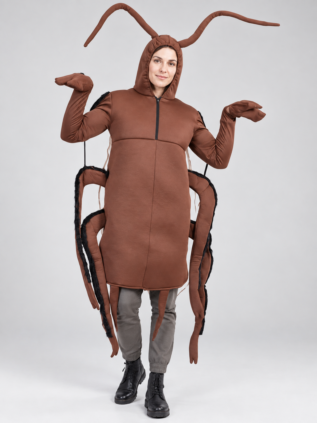 Brown Insect Costume with Hood Costumes detail