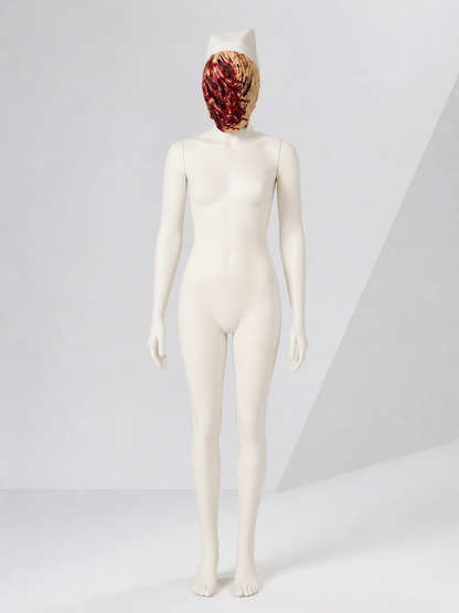 Monster Nurse Halloween Carnival Mask Costume Masks detail