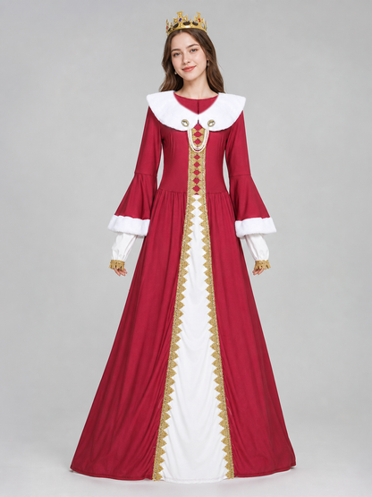Carnival Costume with Crown and Arm Guards