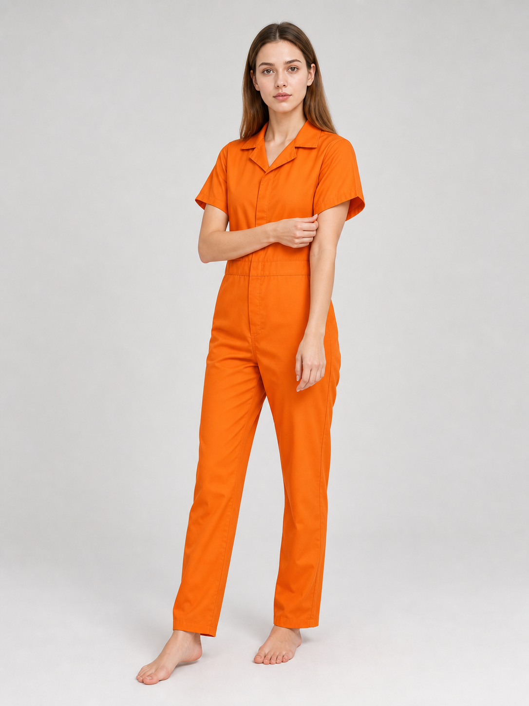 Prisoner Costume, Orange, XS, Accessories