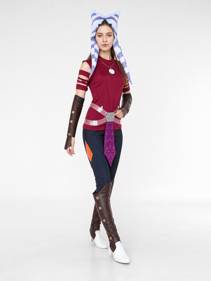 Ahsoka Cosplay Costume, Star Wars, Set