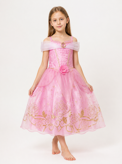 Halloween Princess Costume with Pink Dress Costume Dresses detail