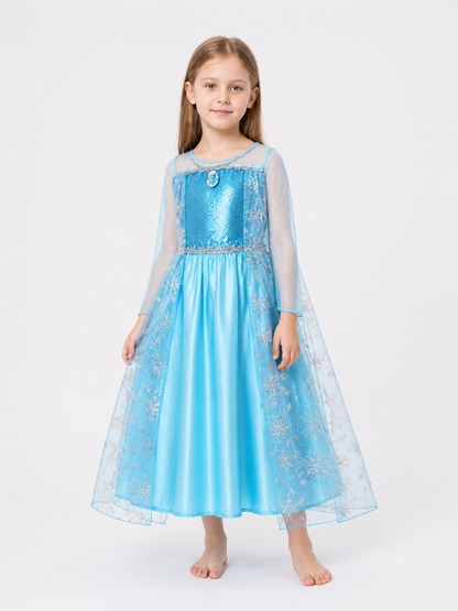 Blue Princess Costume for Halloween Costumes detail